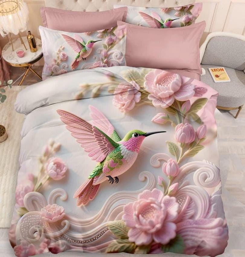 Premium 11D King Size Double Bedsheet (110 x 110 Inches) with 2 Pillow Covers | Super Soft Microfiber | Luxury HD Printed Bedsheet | Fade Resistant & Easy Care