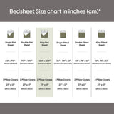 Golden Bloom Trellis 100% Cotton King Bedsheet, 144 TC