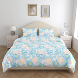 Petal Veil 100% Combed Cotton 144 TC King Flat Bedsheet