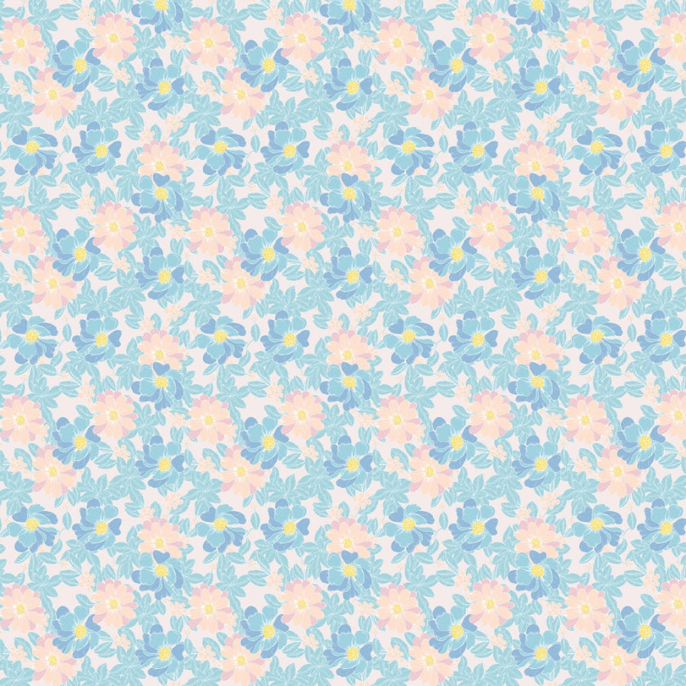 Petal Veil 100% Combed Cotton 144 TC King Flat Bedsheet
