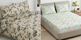 100% Cotton King Size Bedsheet, 186 TC(Pack of 2)